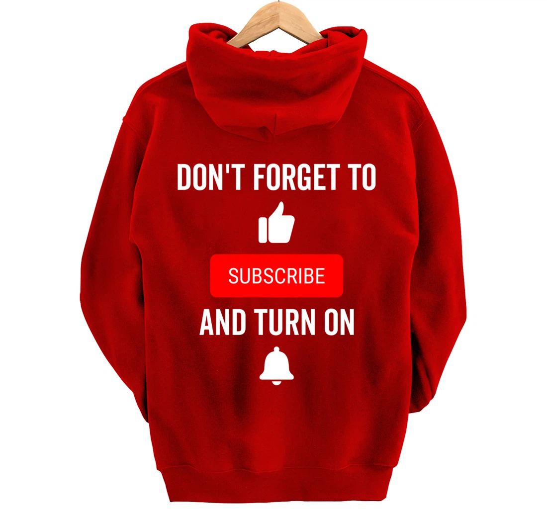 Like Subscribe and Turn on The Notification Content Creator Pullover Hoodie