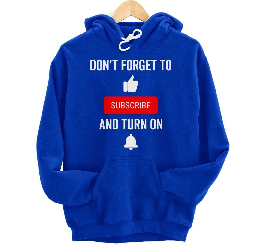 Like Subscribe and Turn on The Notification Content Creator Pullover Hoodie