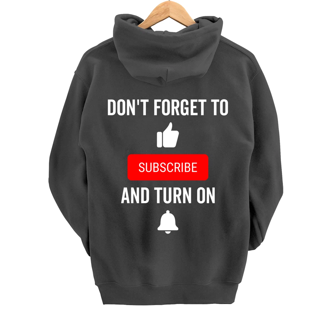 Like Subscribe and Turn on The Notification Content Creator Pullover Hoodie