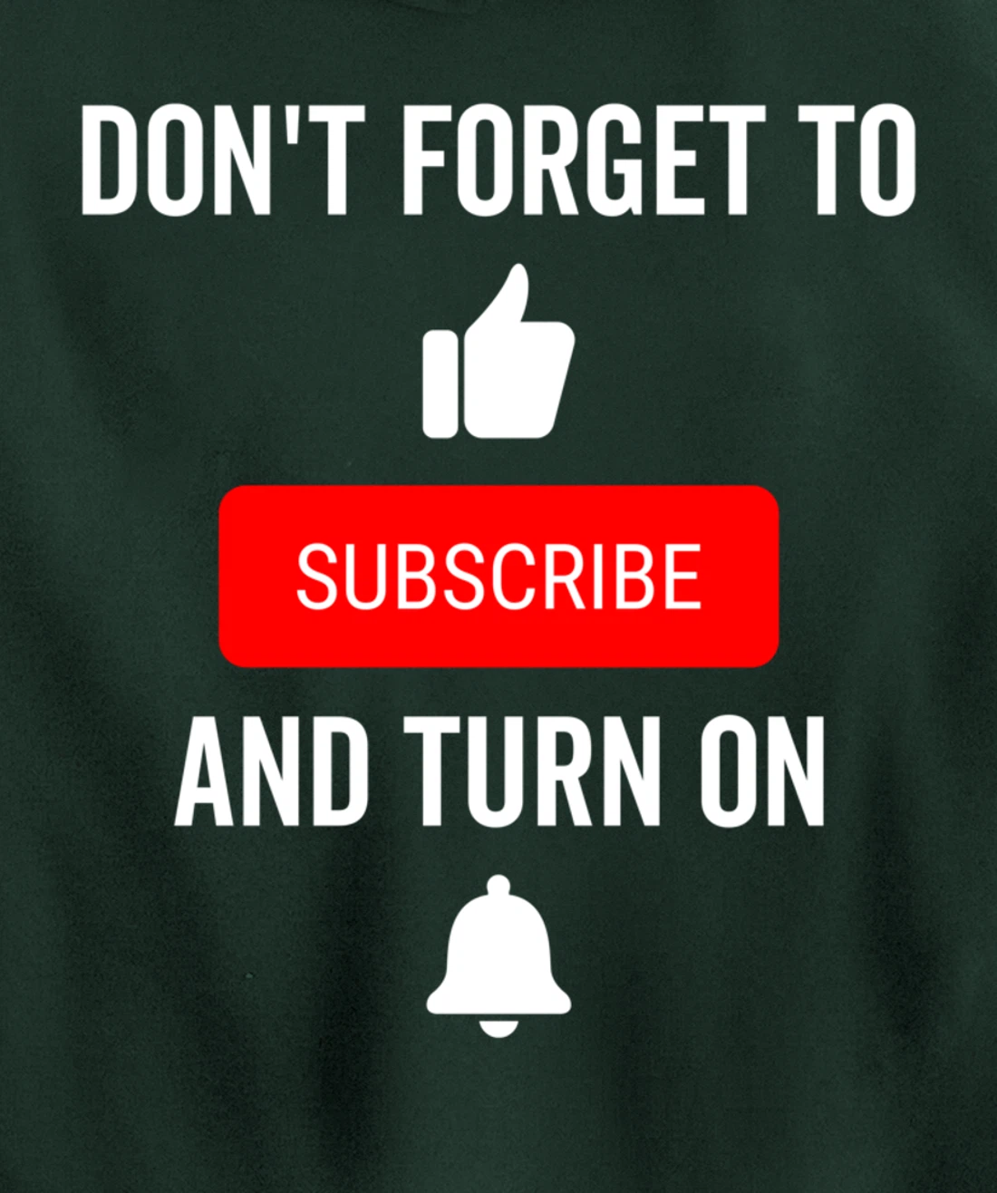 Like Subscribe and Turn on The Notification Content Creator Pullover Hoodie