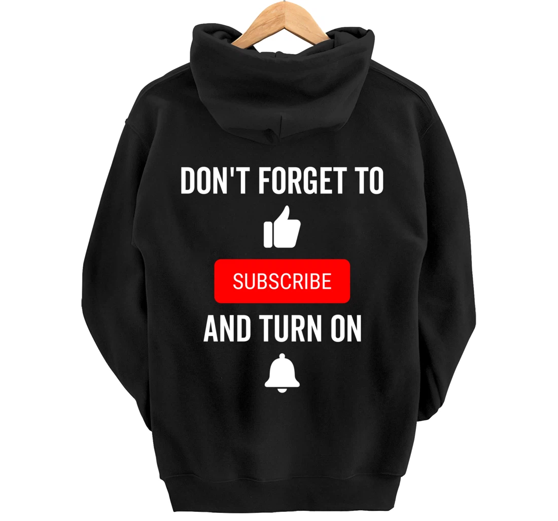 Like Subscribe and Turn on The Notification Content Creator Pullover Hoodie