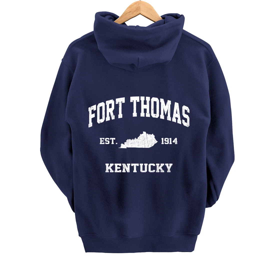 Fort Thomas Kentucky KY vintage state Athletic style Pullover Hoodie