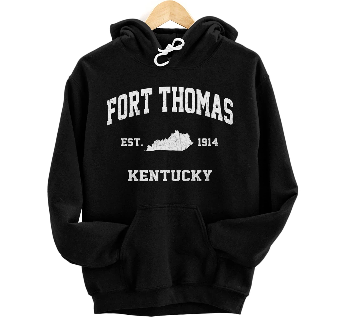 Fort Thomas Kentucky KY vintage state Athletic style Pullover Hoodie