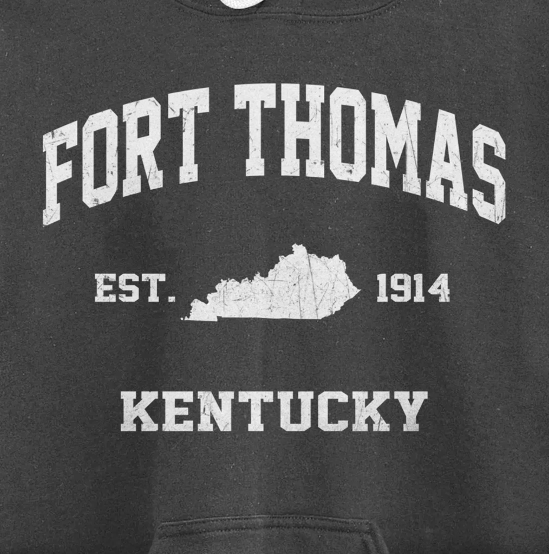Fort Thomas Kentucky KY vintage state Athletic style Pullover Hoodie