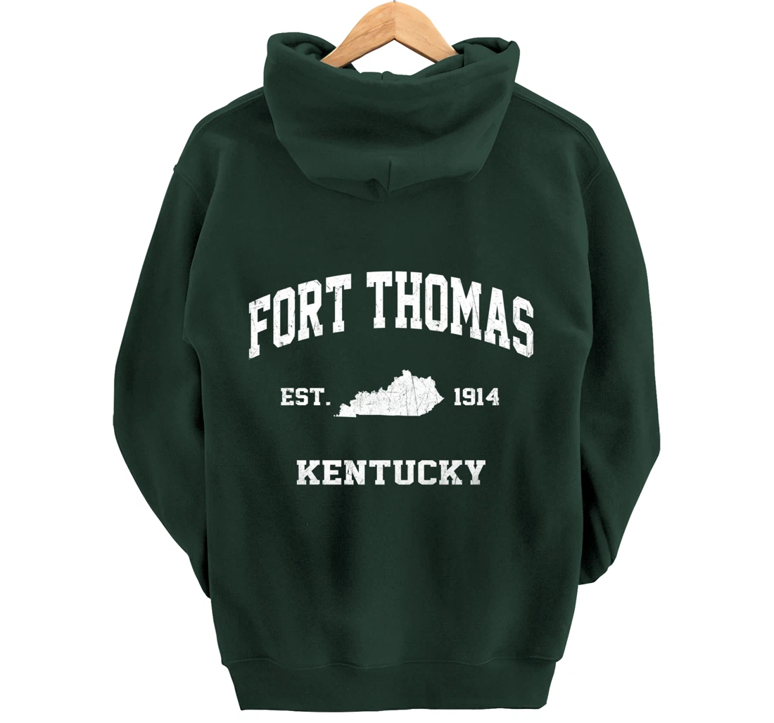 Fort Thomas Kentucky KY vintage state Athletic style Pullover Hoodie