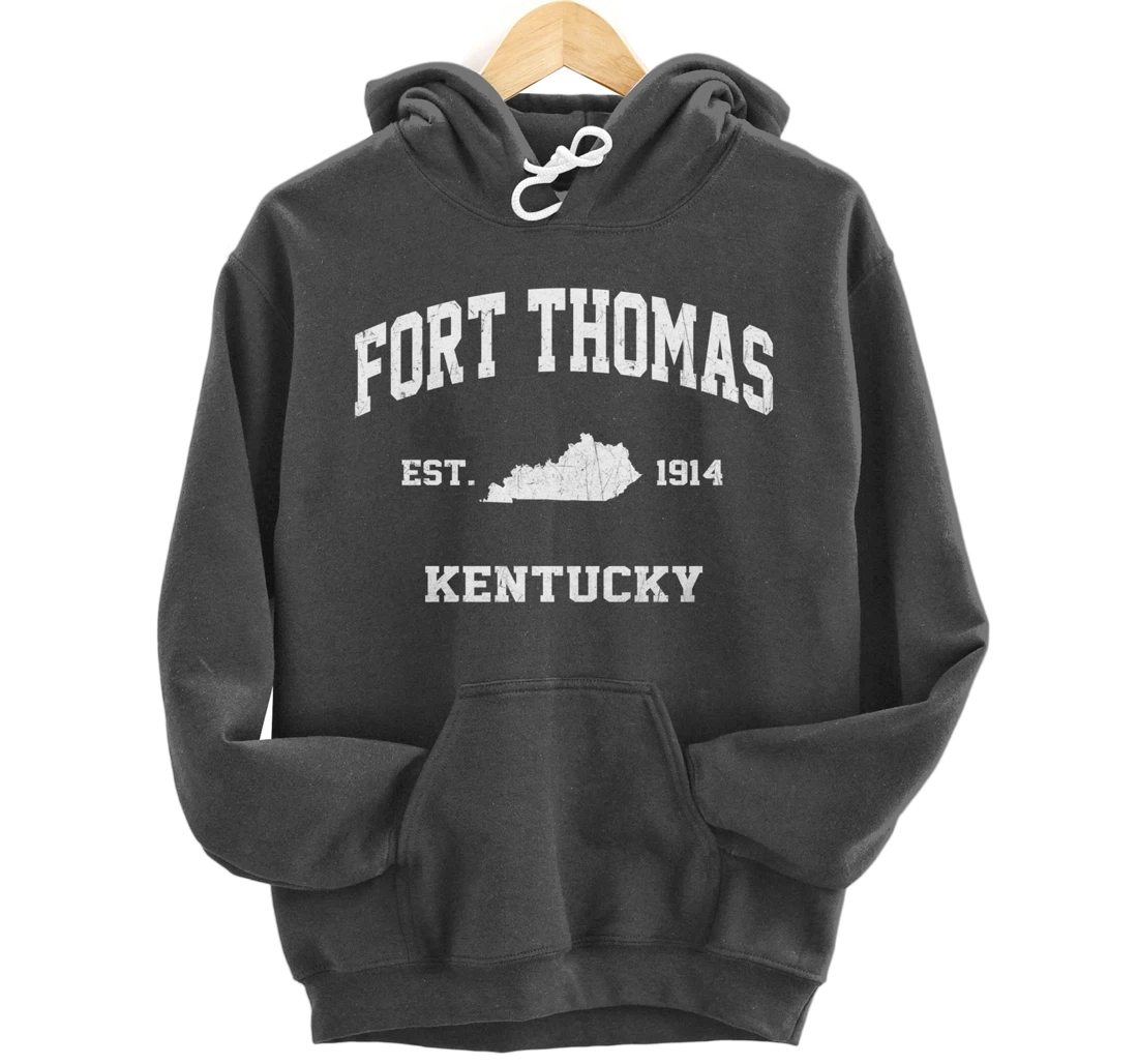 Fort Thomas Kentucky KY vintage state Athletic style Pullover Hoodie