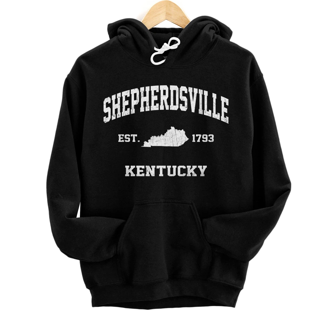 Shepherdsville Kentucky KY vintage state Athletic style Pullover Hoodie