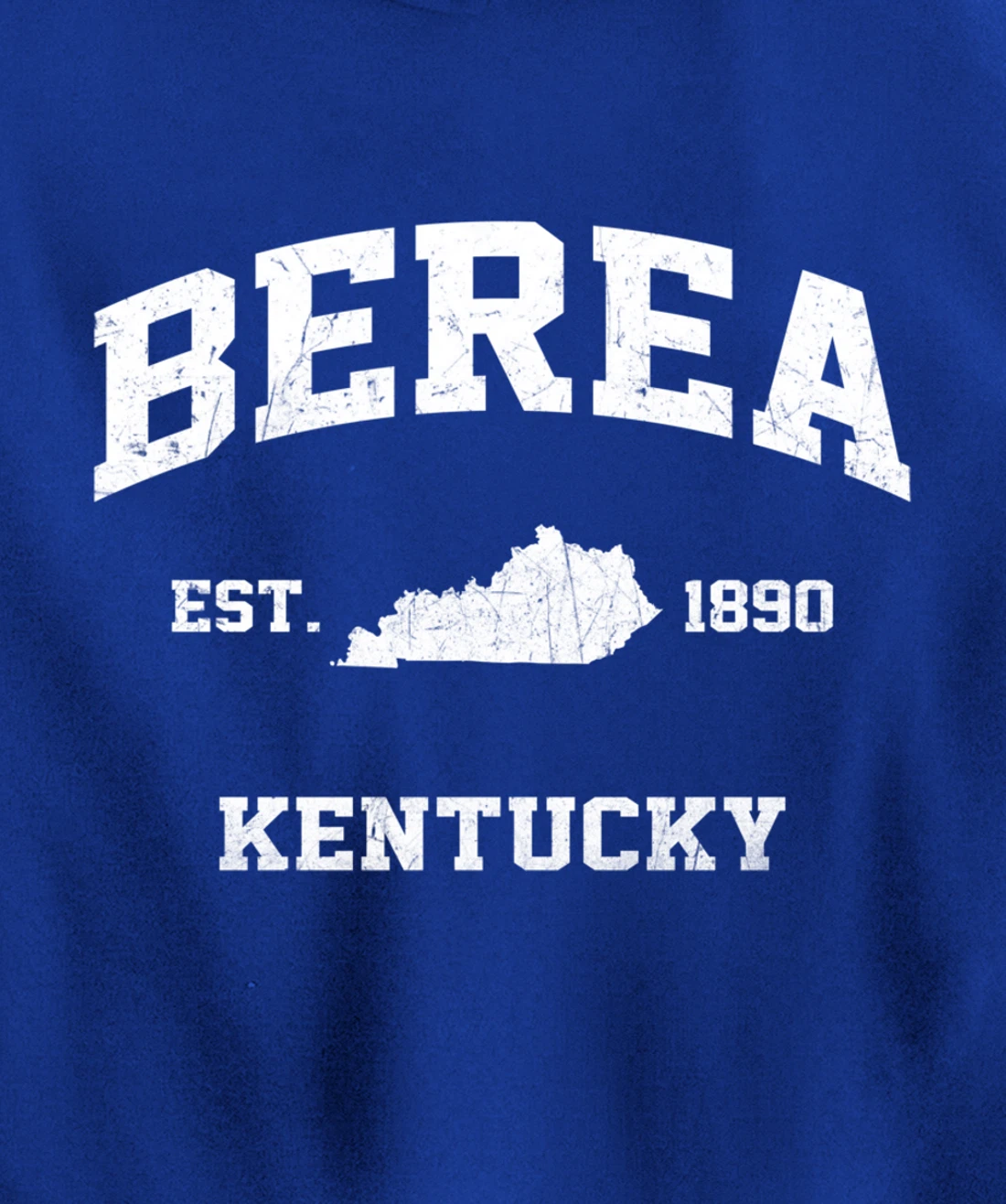 Berea Kentucky KY vintage state Athletic style Pullover Hoodie