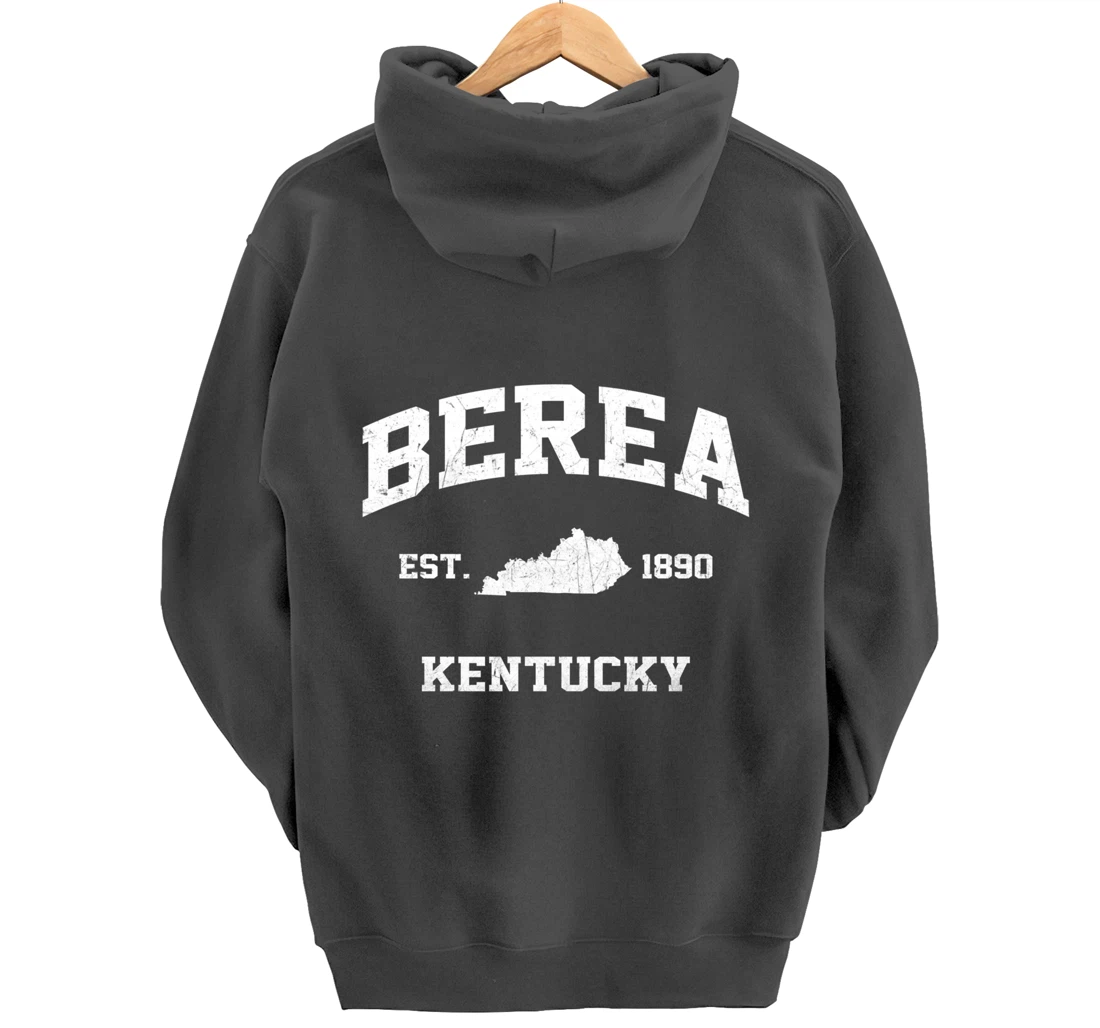 Berea Kentucky KY vintage state Athletic style Pullover Hoodie