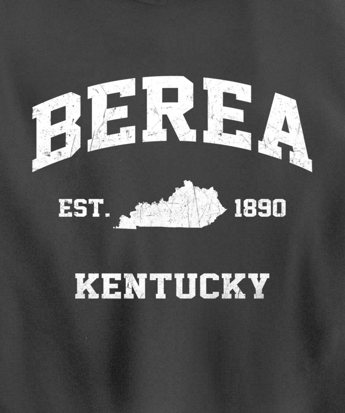 Berea Kentucky KY vintage state Athletic style Pullover Hoodie