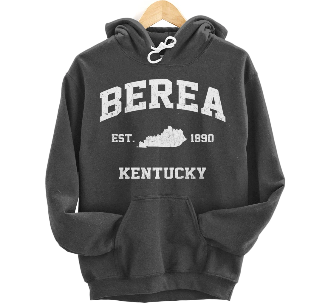 Berea Kentucky KY vintage state Athletic style Pullover Hoodie
