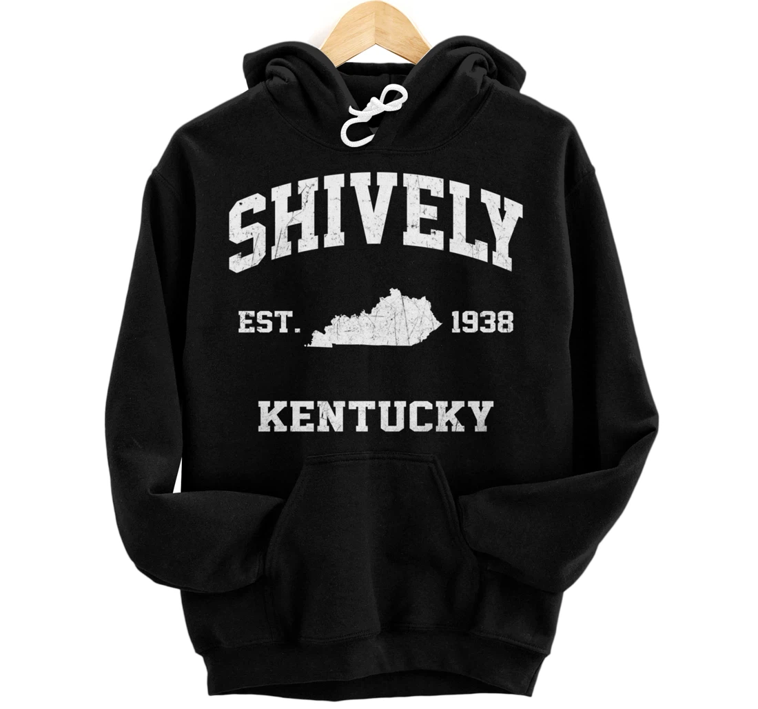 Shively Kentucky KY vintage state Athletic style Pullover Hoodie