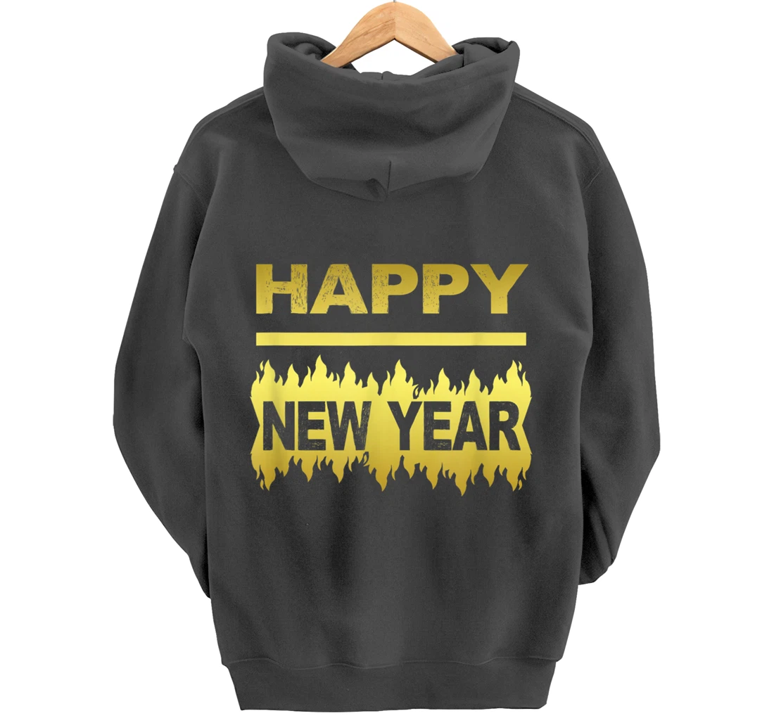 New Years Eve Happy New Year Present Pullover Hoodie