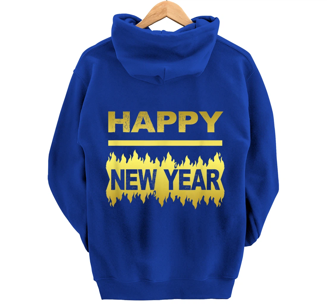New Years Eve Happy New Year Present Pullover Hoodie