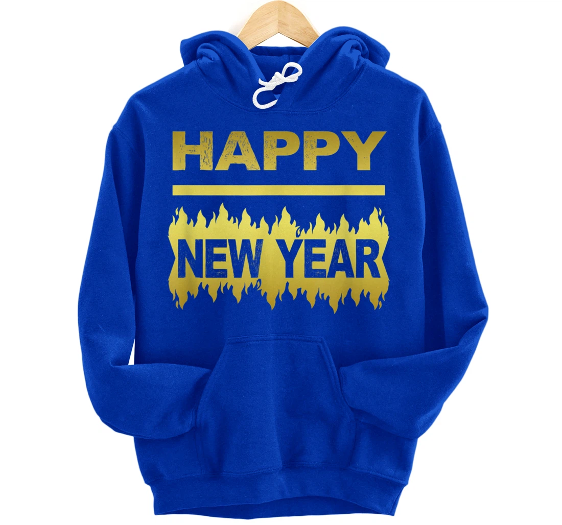 New Years Eve Happy New Year Present Pullover Hoodie