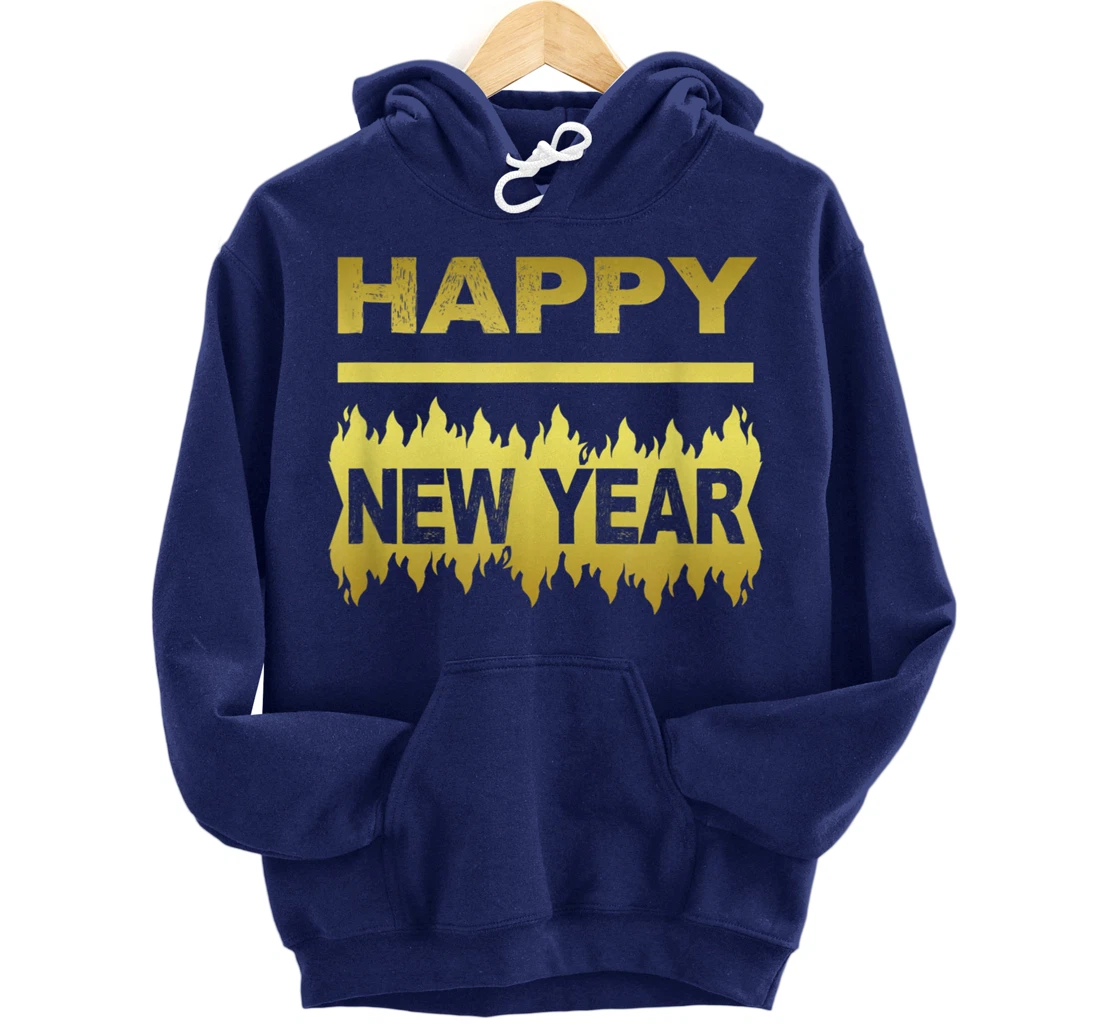 New Years Eve Happy New Year Present Pullover Hoodie