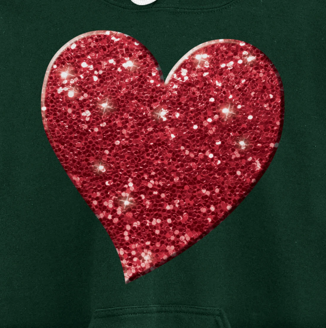 Red Heart, Love, Valentine's Day, Women & Girls, Cute Pullover Hoodie