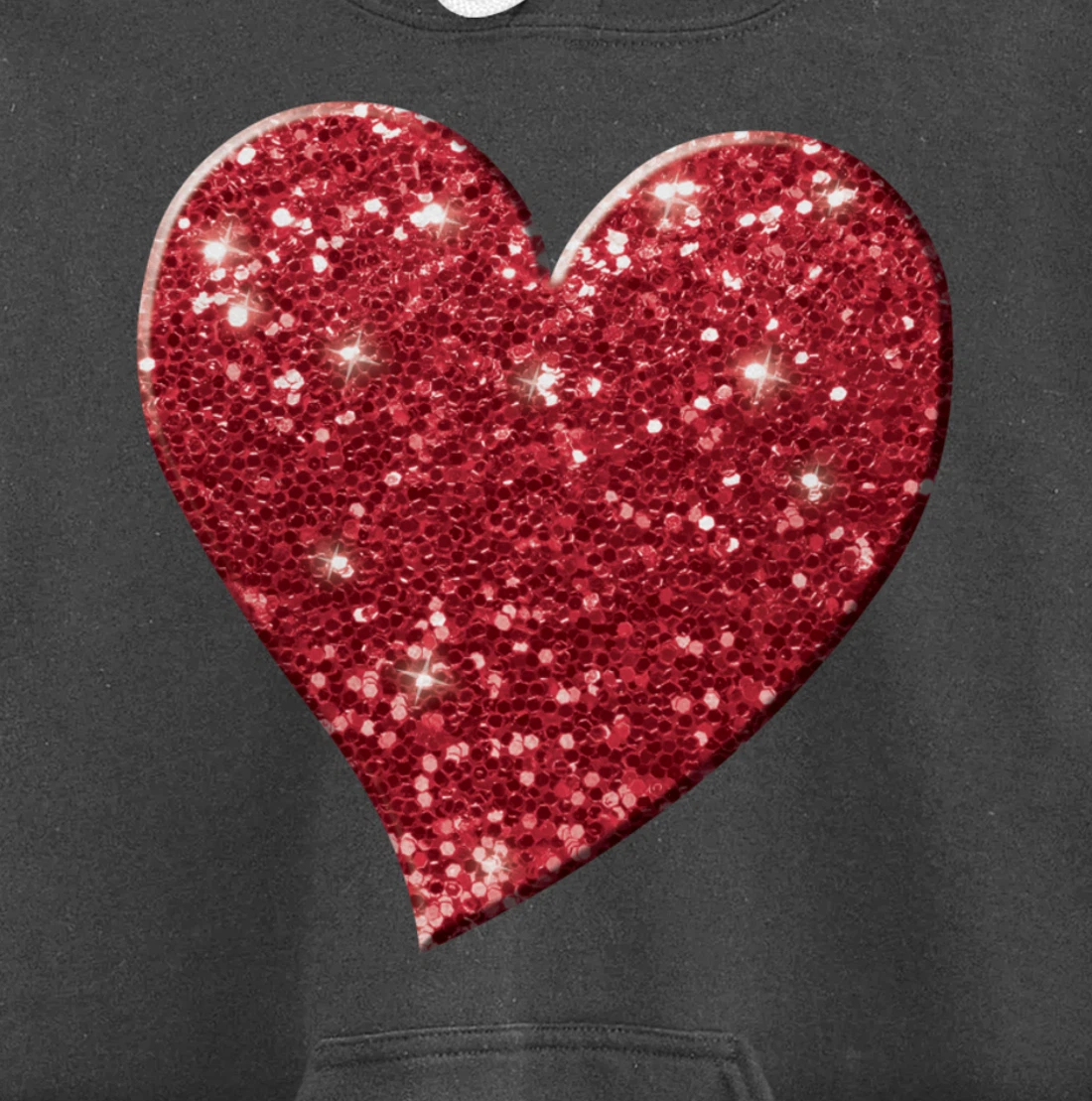 Red Heart, Love, Valentine's Day, Women & Girls, Cute Pullover Hoodie