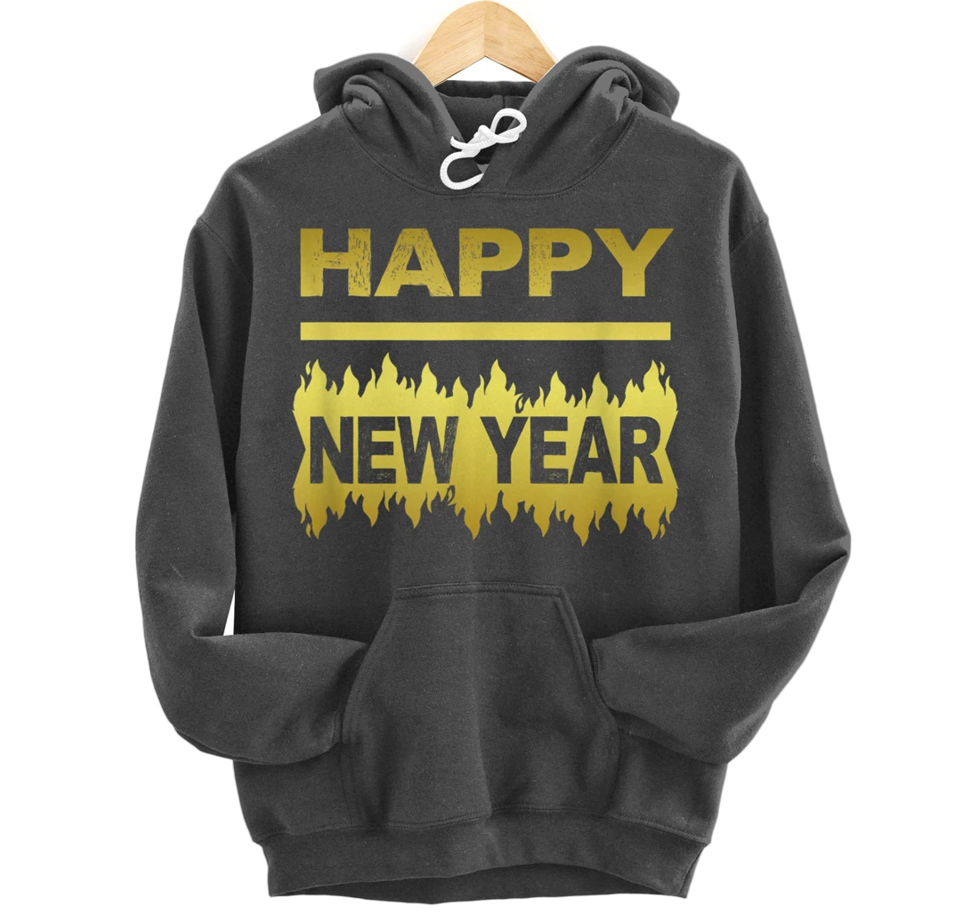 New Years Eve Happy New Year Present Pullover Hoodie