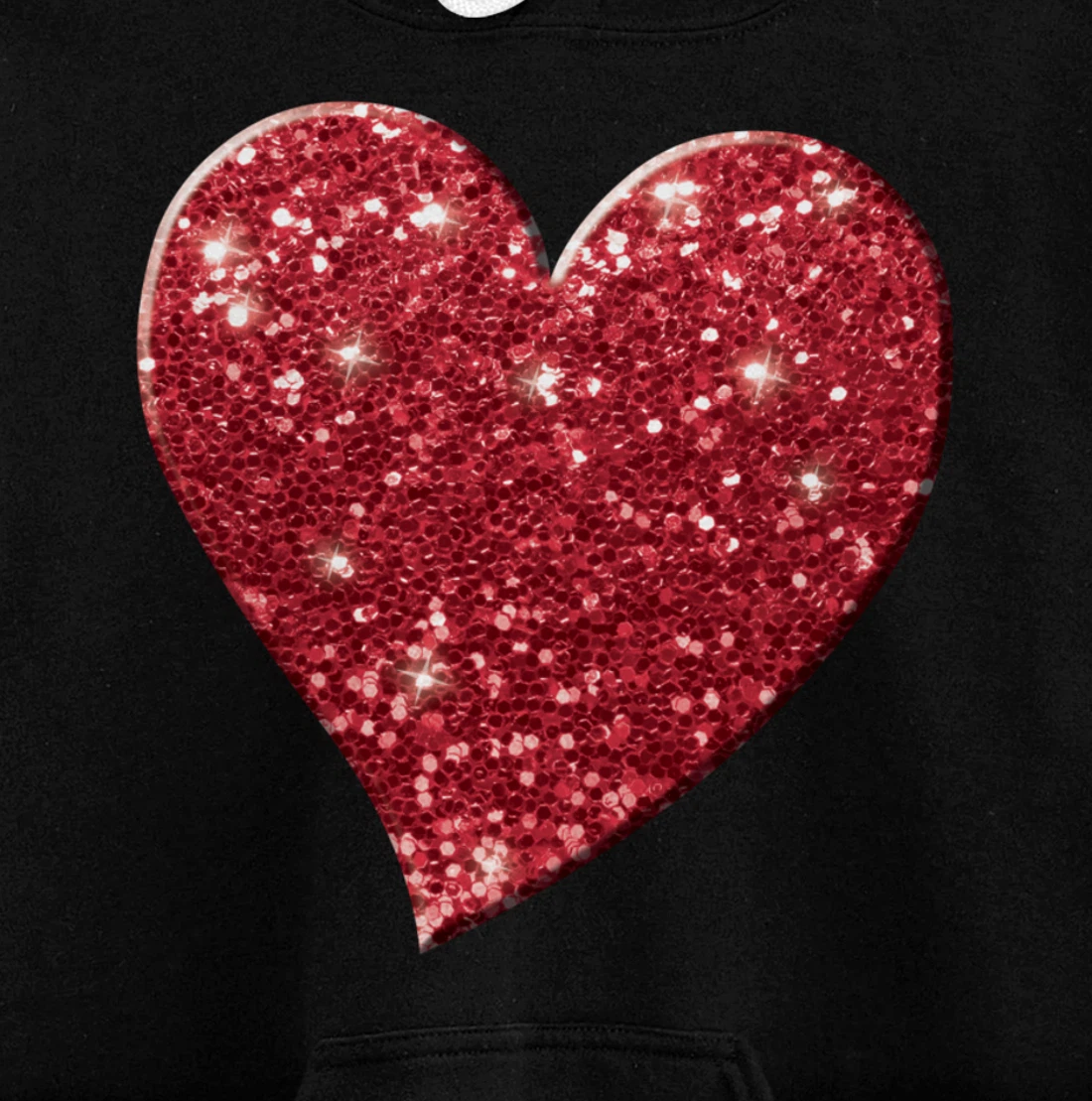 Red Heart, Love, Valentine's Day, Women & Girls, Cute Pullover Hoodie