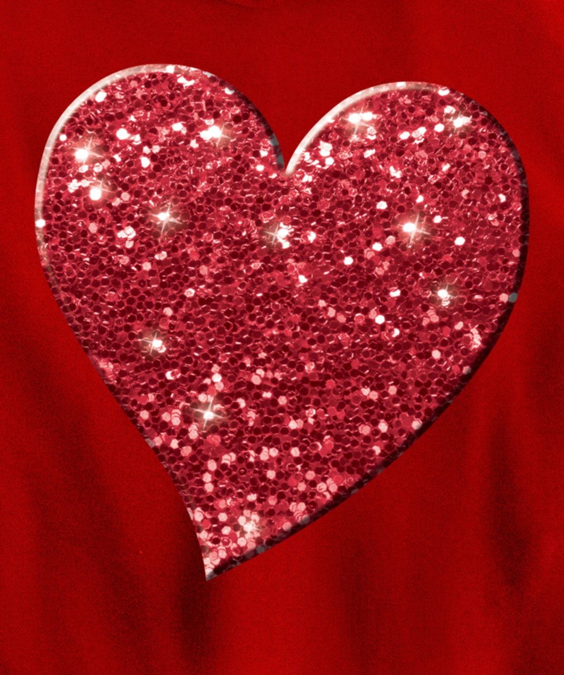 Red Heart, Love, Valentine's Day, Women & Girls, Cute Pullover Hoodie