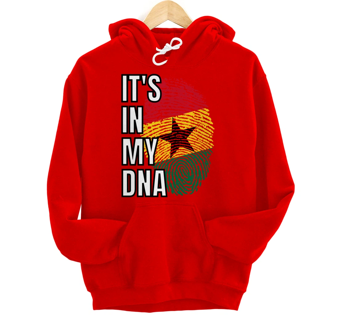 Its In My DNA Ghanian Flag Ghana Fingerprint Pullover Hoodie