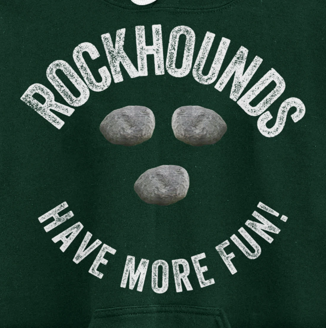 Rock Hounds Have More Fun Geologist Mineral Collector Gift Pullover Hoodie