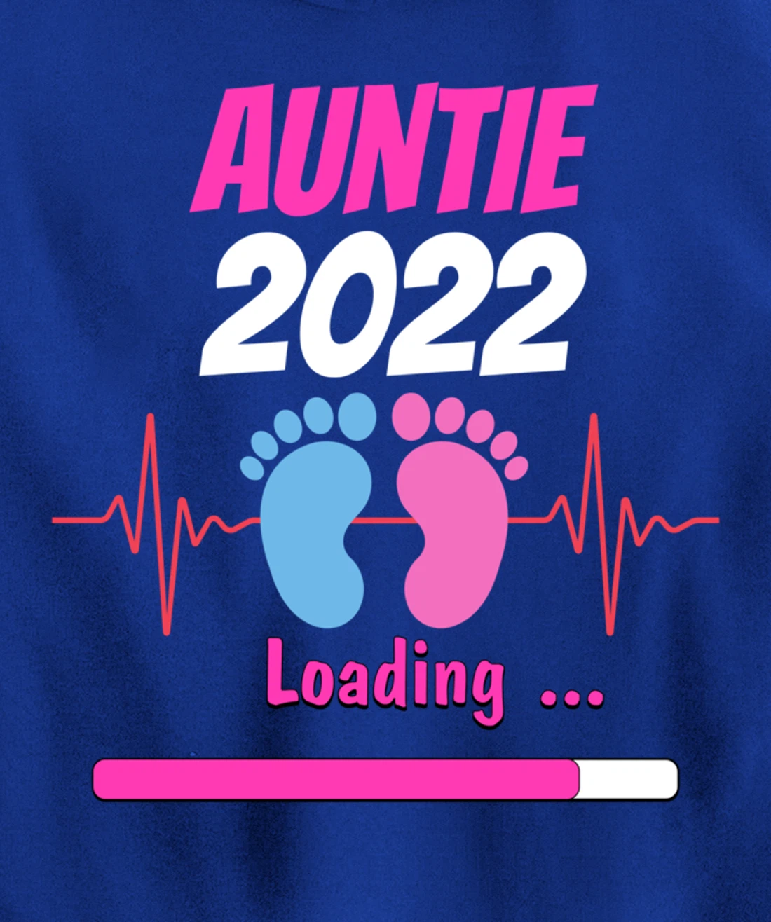 Auntie 2022 Pregnancy Announcement First time Aunt Pullover Hoodie