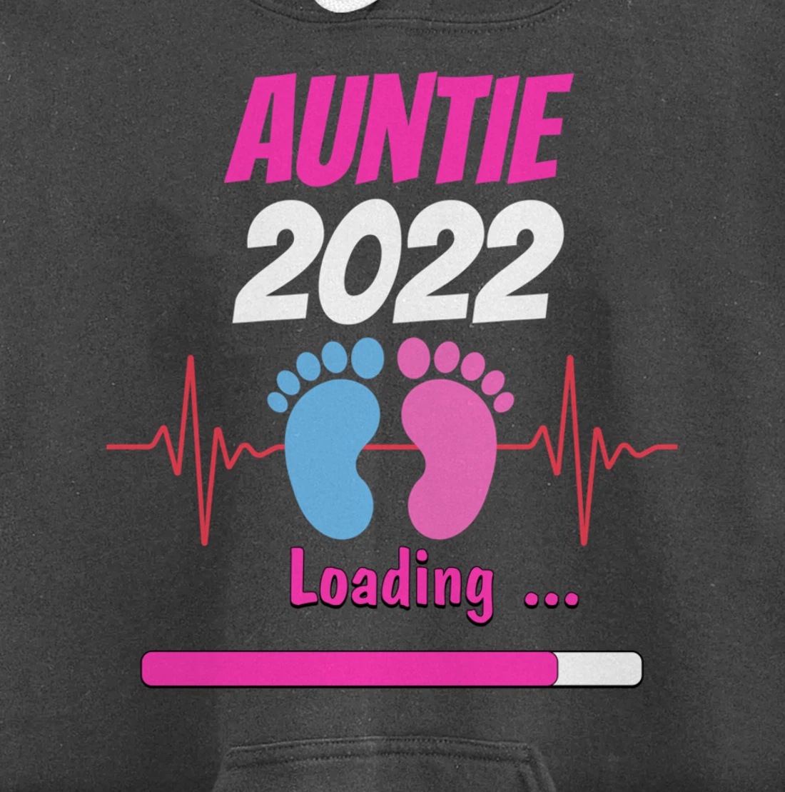 Auntie 2022 Pregnancy Announcement First time Aunt Pullover Hoodie