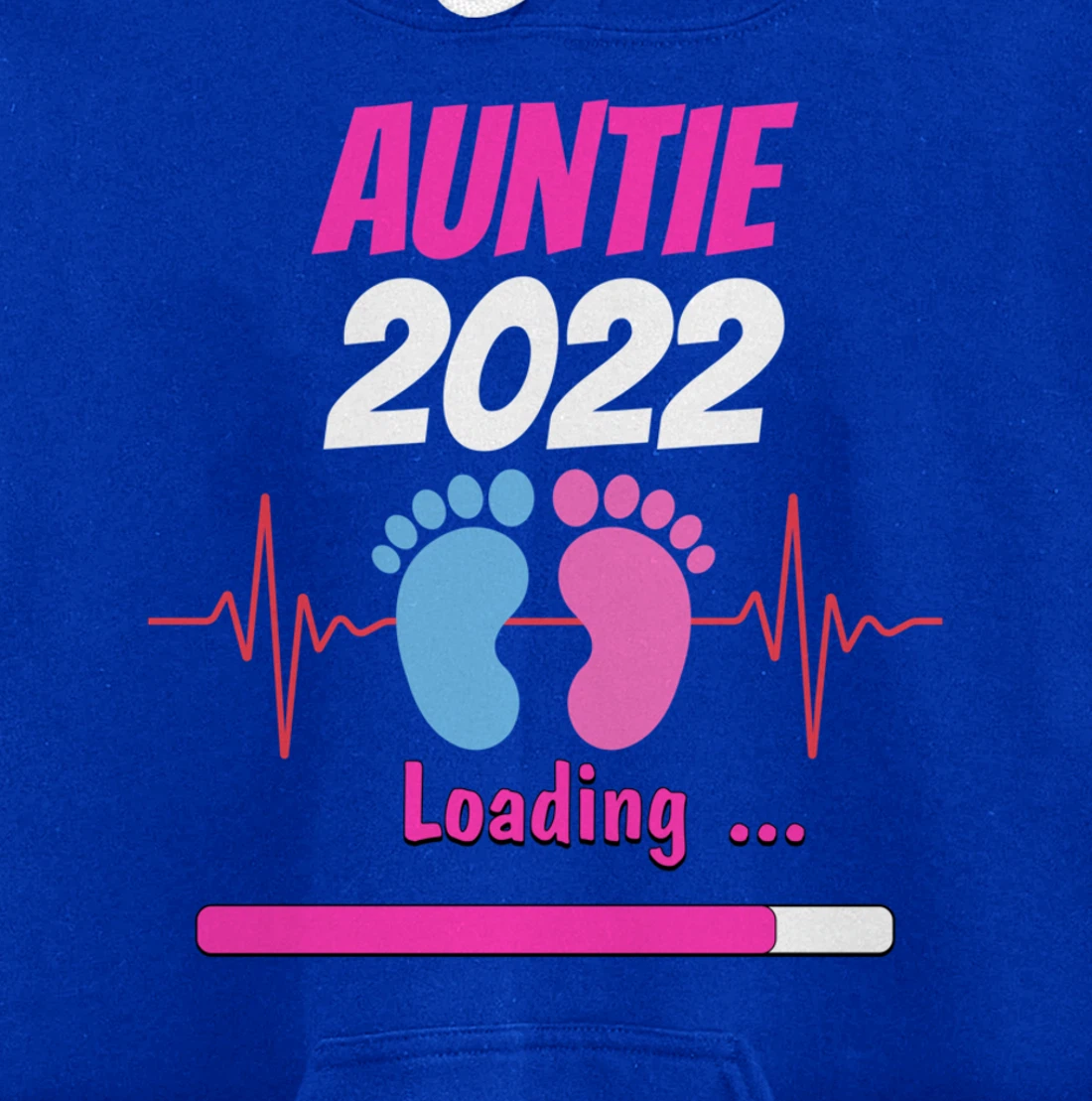 Auntie 2022 Pregnancy Announcement First time Aunt Pullover Hoodie