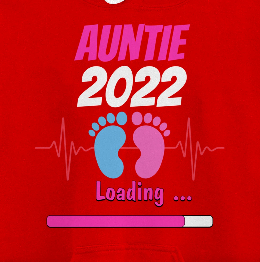 Auntie 2022 Pregnancy Announcement First time Aunt Pullover Hoodie