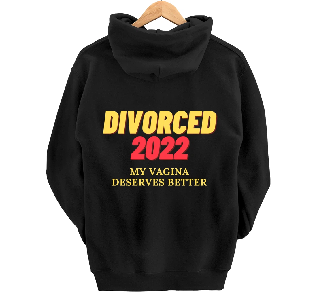For Women Ex-Husband Divorced 2022 Funny Divorce Party Pullover Hoodie