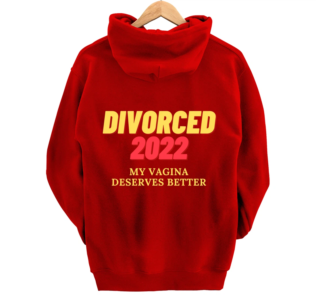 For Women Ex-Husband Divorced 2022 Funny Divorce Party Pullover Hoodie