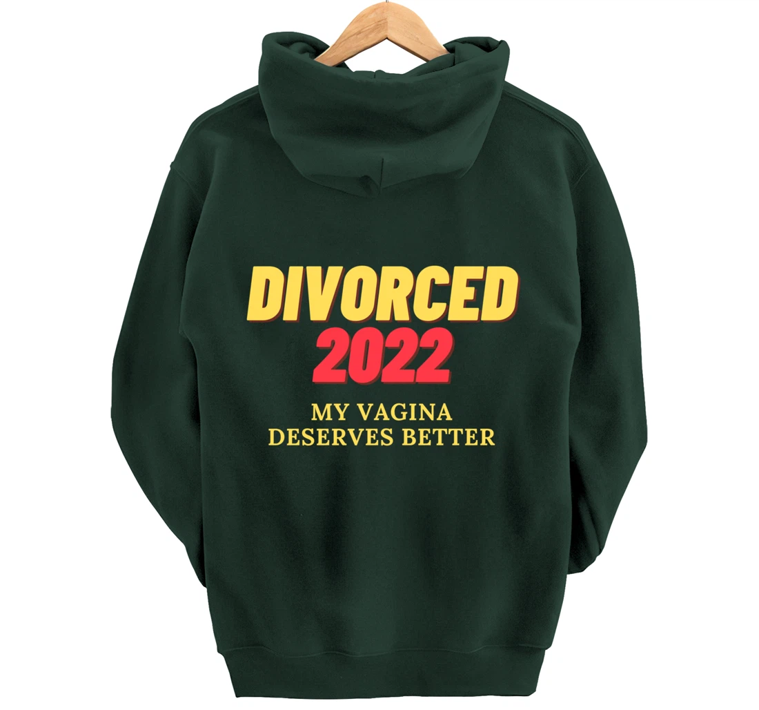 For Women Ex-Husband Divorced 2022 Funny Divorce Party Pullover Hoodie