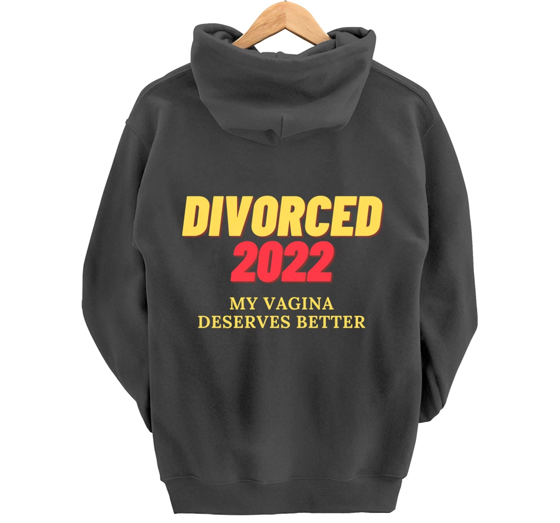 For Women Ex-Husband Divorced 2022 Funny Divorce Party Pullover Hoodie