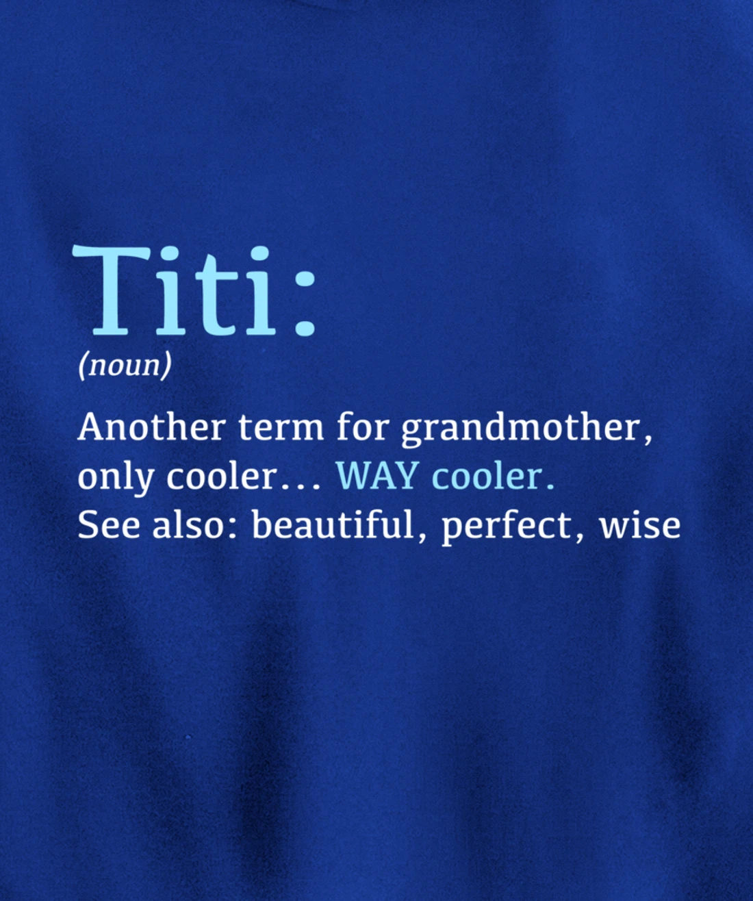Titi: Funny Definition Noun - Another Term Pullover Hoodie