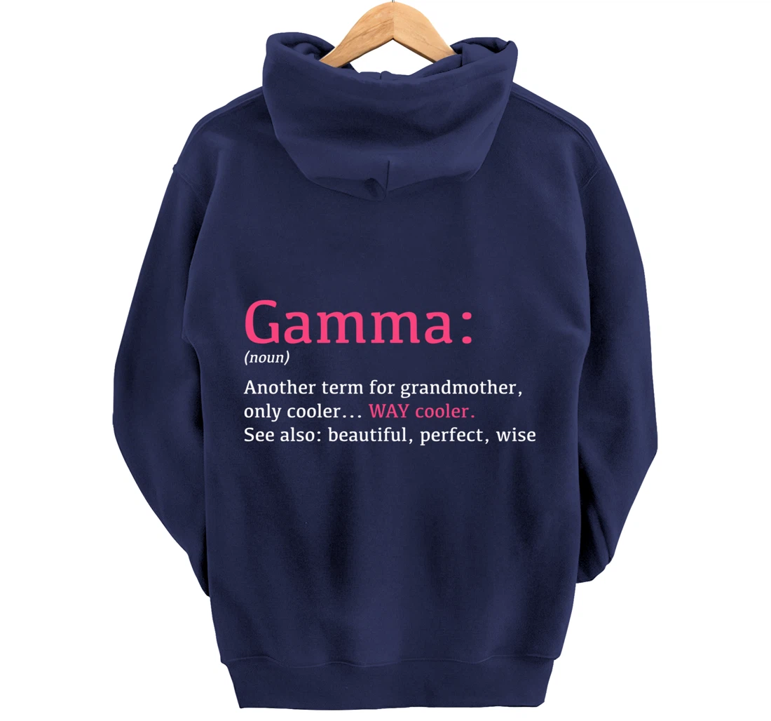 Gamma: Funny Definition Noun - Another Term Pullover Hoodie