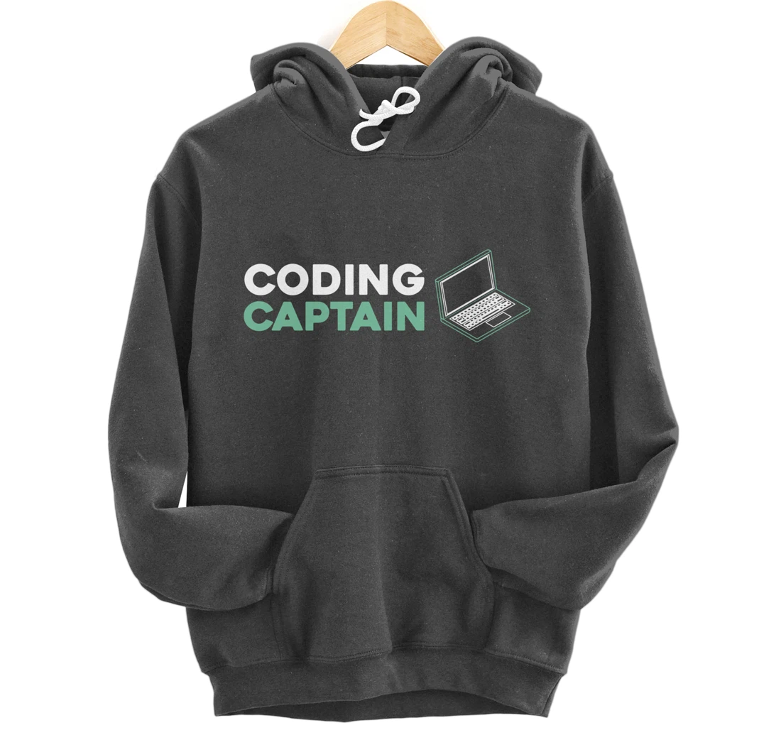 Coding Captain - Developer Software Engineer Programming Pullover Hoodie