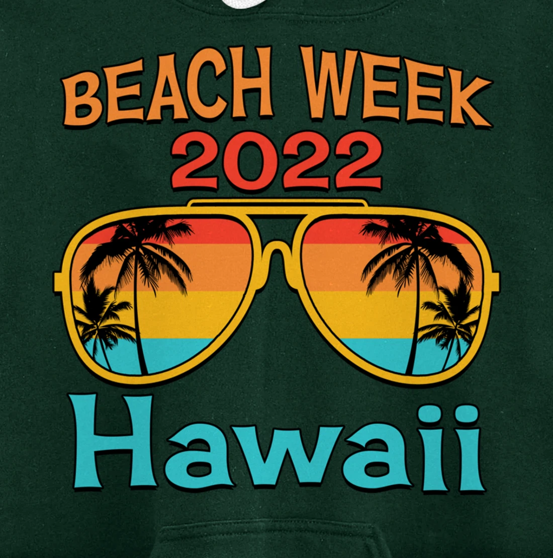 Hawaii Spring Break Beach Week 2022 Vacation Family Matching Pullover Hoodie