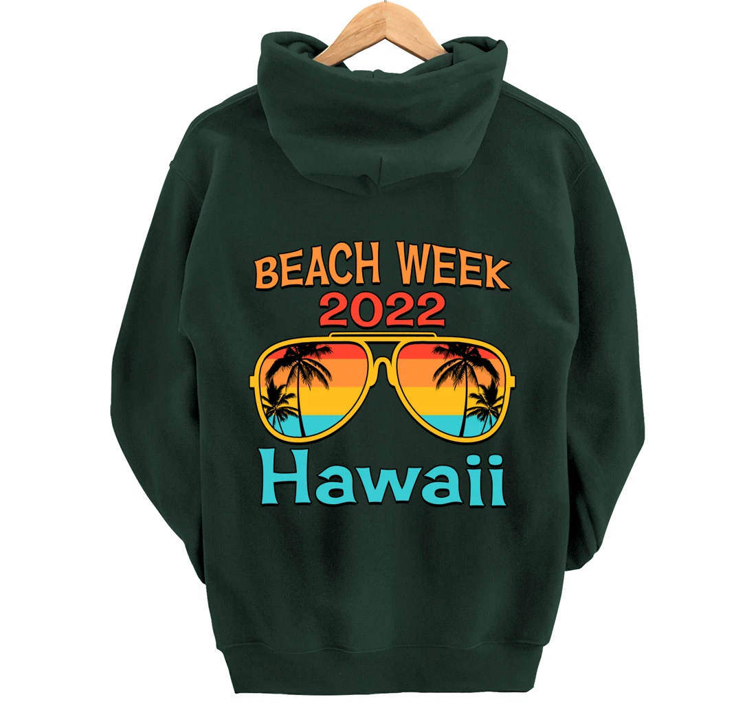Hawaii Spring Break Beach Week 2022 Vacation Family Matching Pullover Hoodie