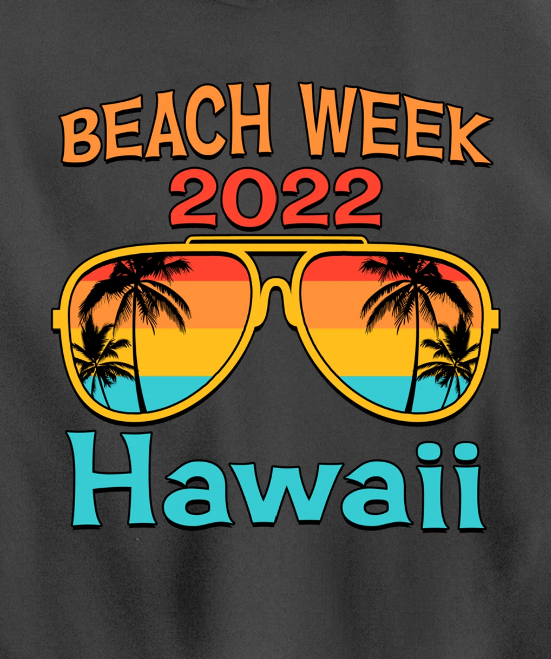 Hawaii Spring Break Beach Week 2022 Vacation Family Matching Pullover Hoodie