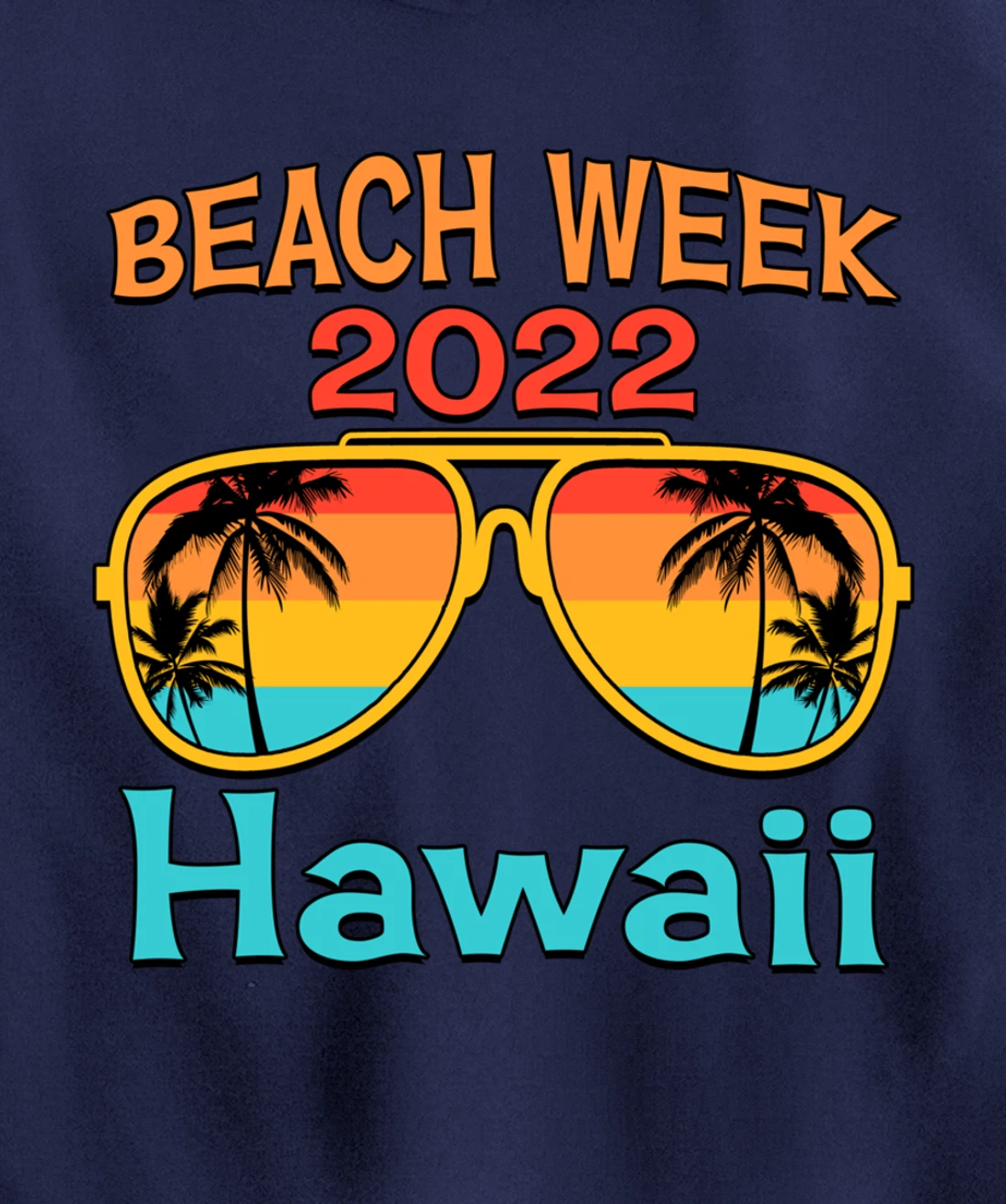 Hawaii Spring Break Beach Week 2022 Vacation Family Matching Pullover Hoodie