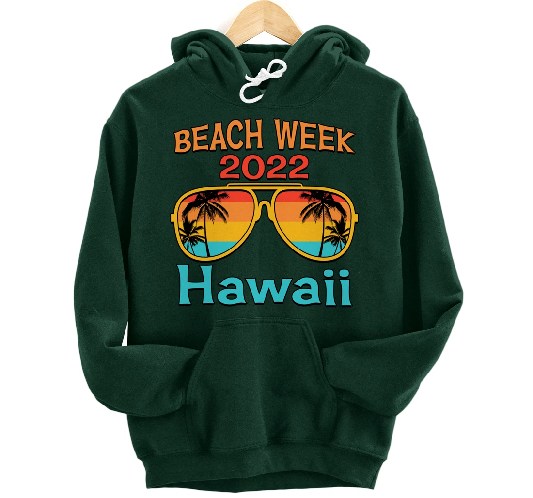 Hawaii Spring Break Beach Week 2022 Vacation Family Matching Pullover Hoodie