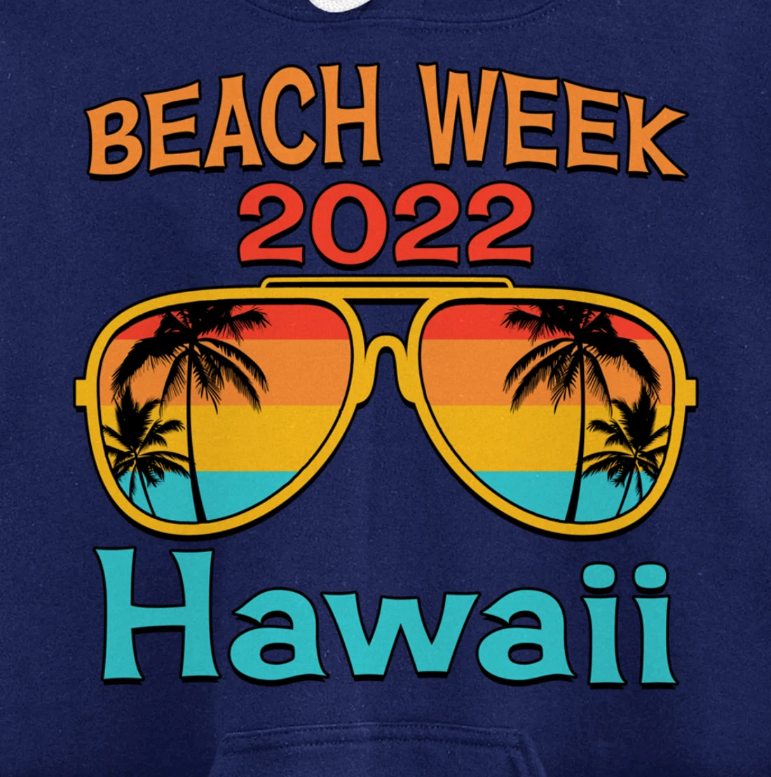 Hawaii Spring Break Beach Week 2022 Vacation Family Matching Pullover Hoodie