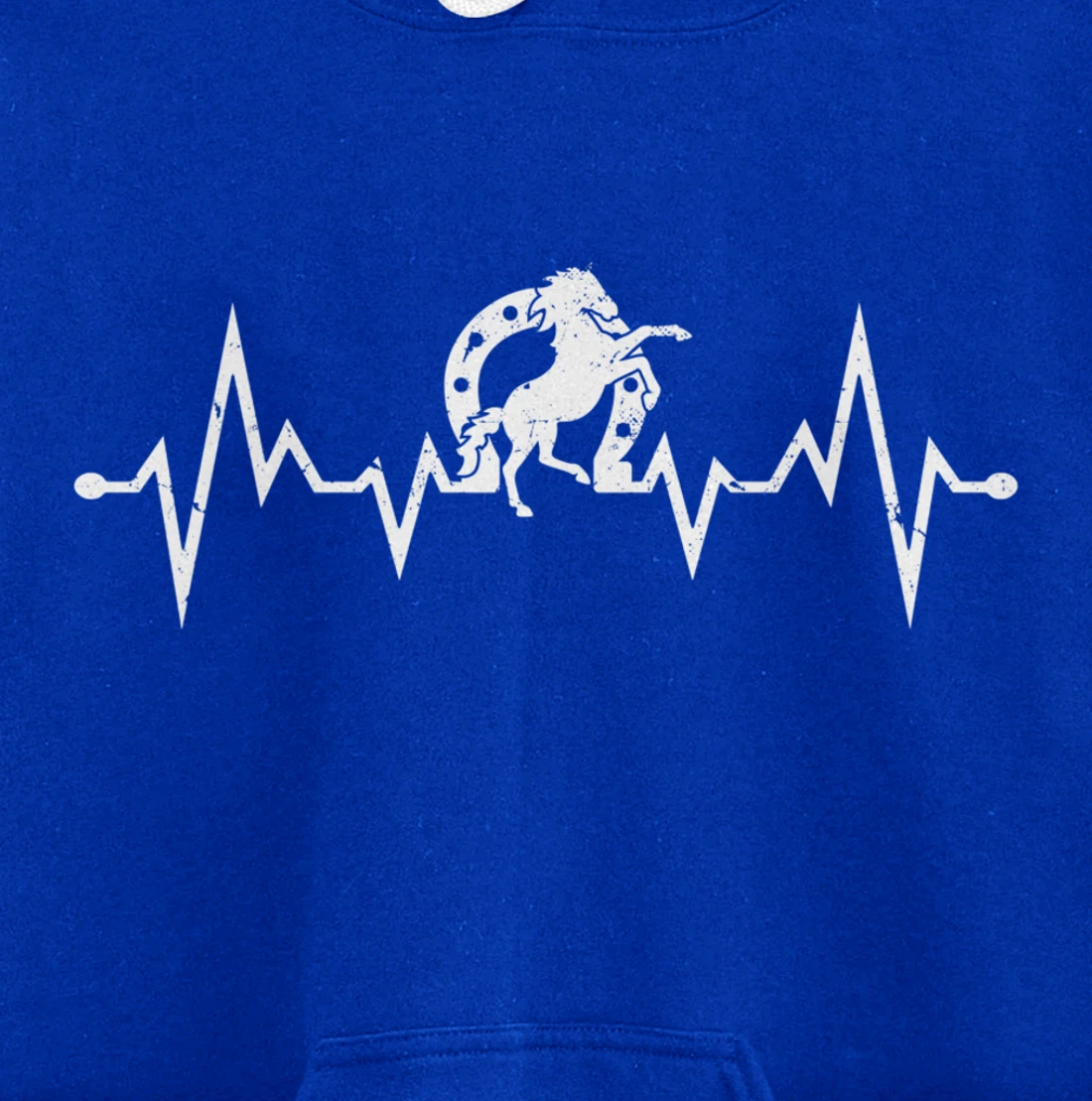 Farrier EKG Heartbeat Pulse Horseshoer Hoof Care Pullover Hoodie