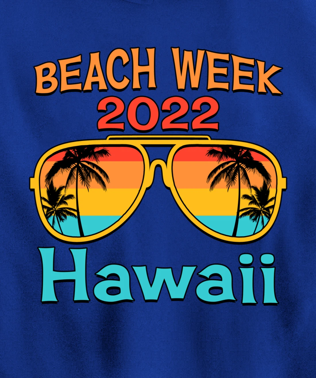 Hawaii Spring Break Beach Week 2022 Vacation Family Matching Pullover Hoodie