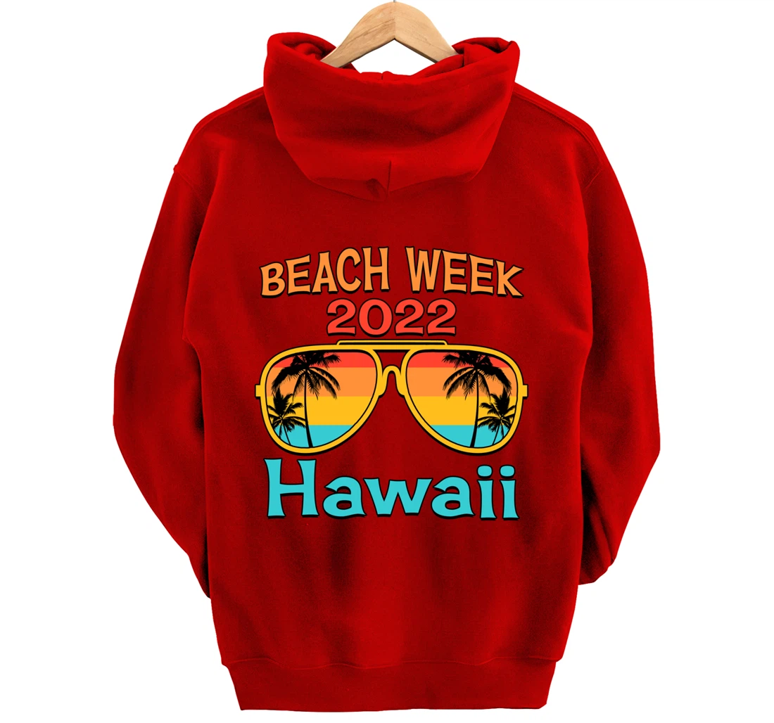 Hawaii Spring Break Beach Week 2022 Vacation Family Matching Pullover Hoodie