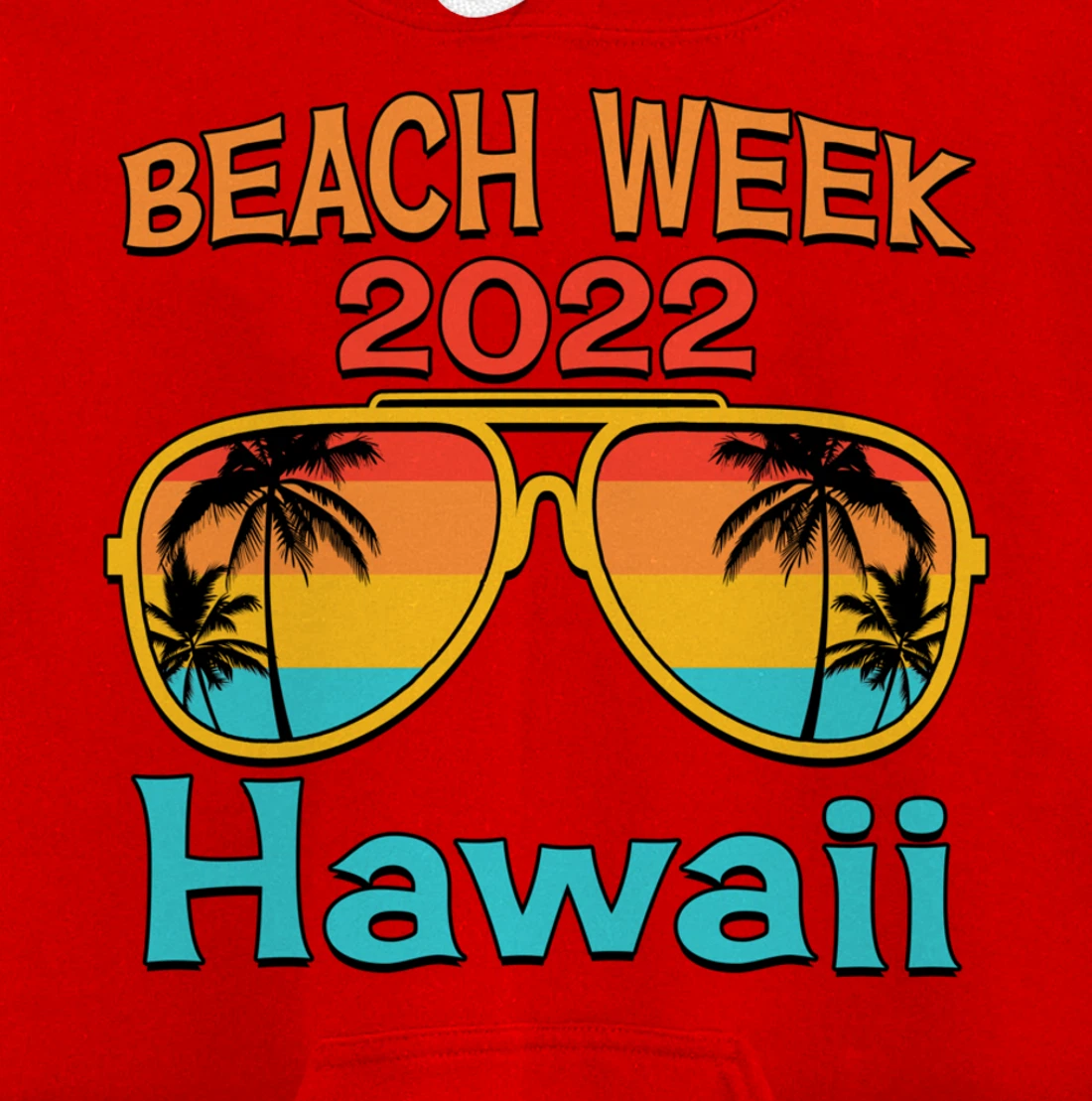 Hawaii Spring Break Beach Week 2022 Vacation Family Matching Pullover Hoodie