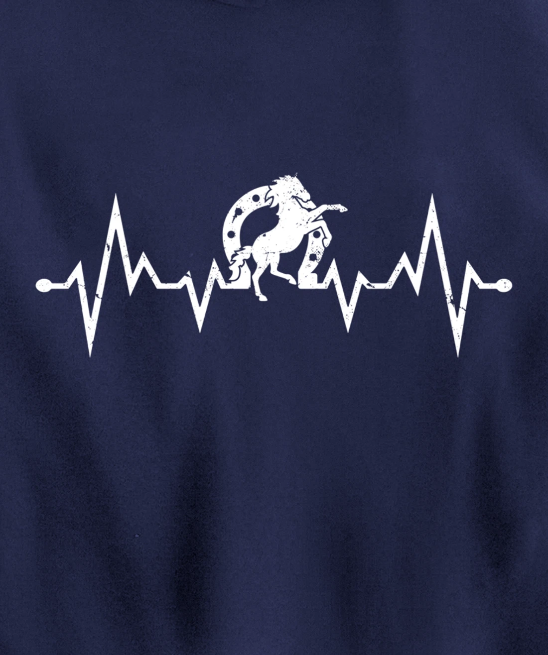 Farrier EKG Heartbeat Pulse Horseshoer Hoof Care Pullover Hoodie