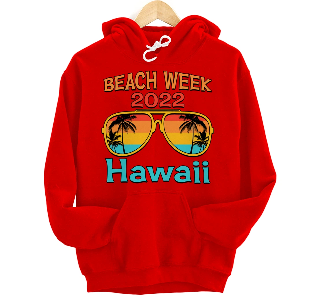Hawaii Spring Break Beach Week 2022 Vacation Family Matching Pullover Hoodie